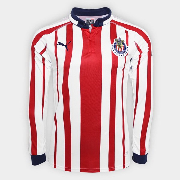 Camiseta CD Guadalajara Primera equipo ML 2018-19 Rojo Blanco